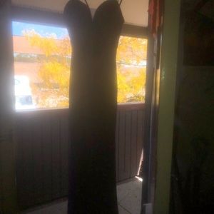 Elegant Navy Blue May Queen Couture Dress